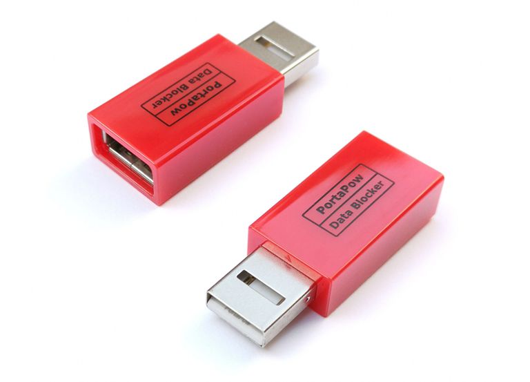Üks võimalus on kasutada ka sellist nn USB-kondoomi ehk adapterit, mis andmekaabli läbi lõikab.