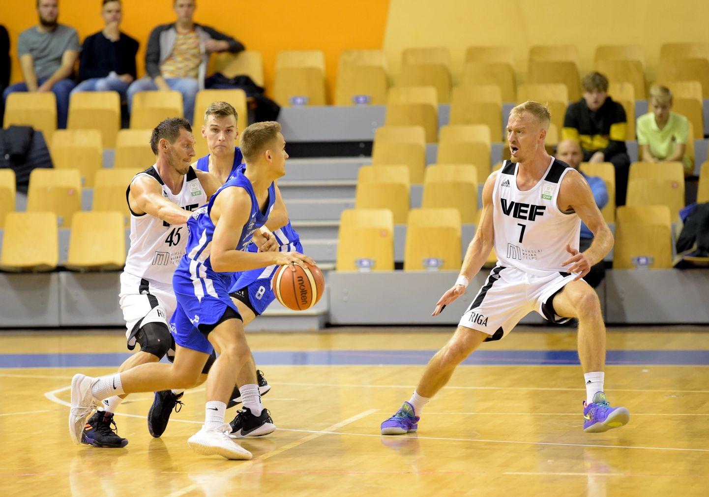"PafBet" Latvijas-Igaunijas Basketbola līgas spēle starp "VEF Rīga" un "Latvijas Universitāte" komandām Olimpiskajā sporta centrā