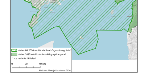 Uus radarisüsteem vabastab Lääne-Eesti merealad kõrguspiirangutest
