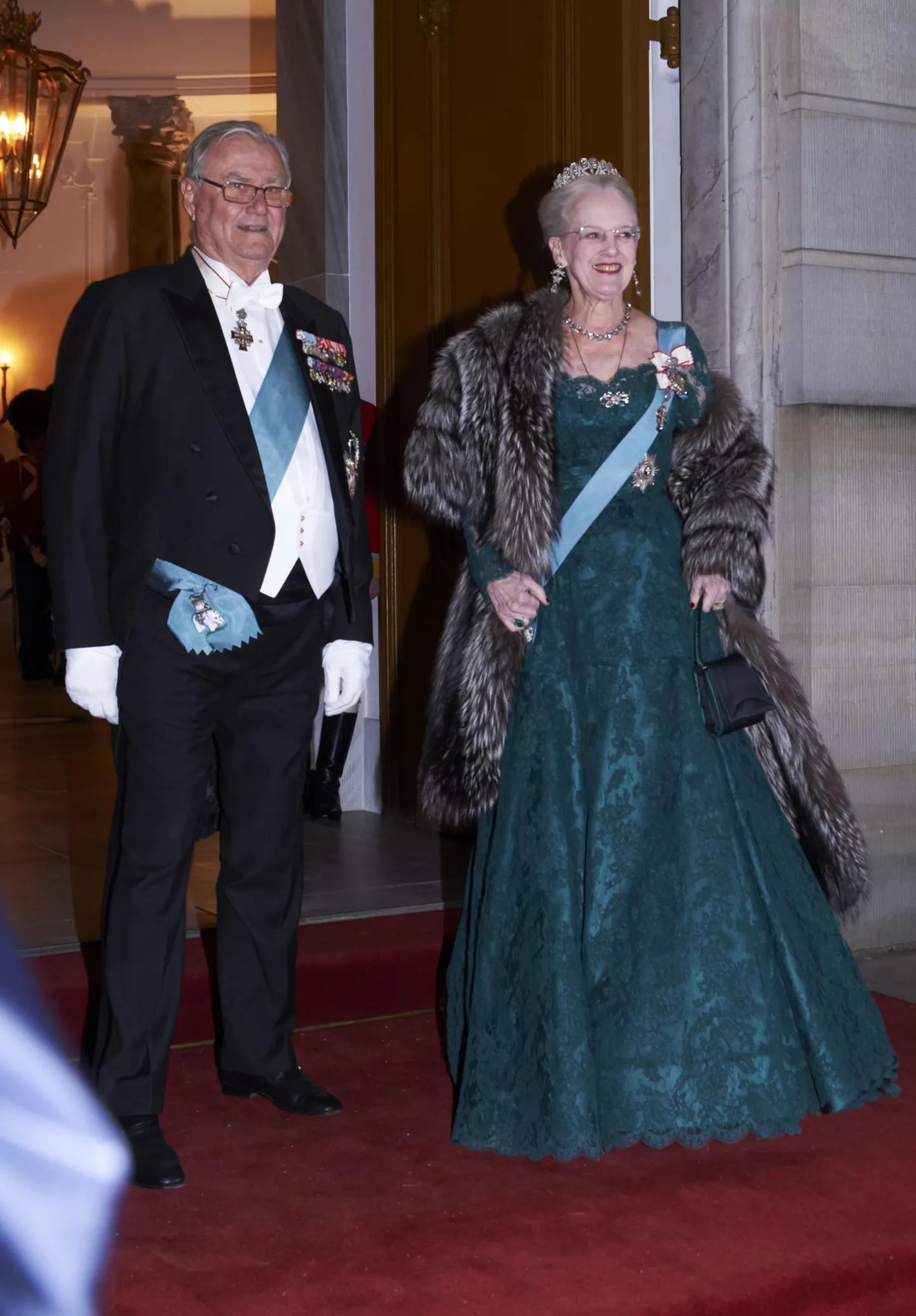 Taani kuninganna Margrethe II ja ta abikaasa, prints Henrik