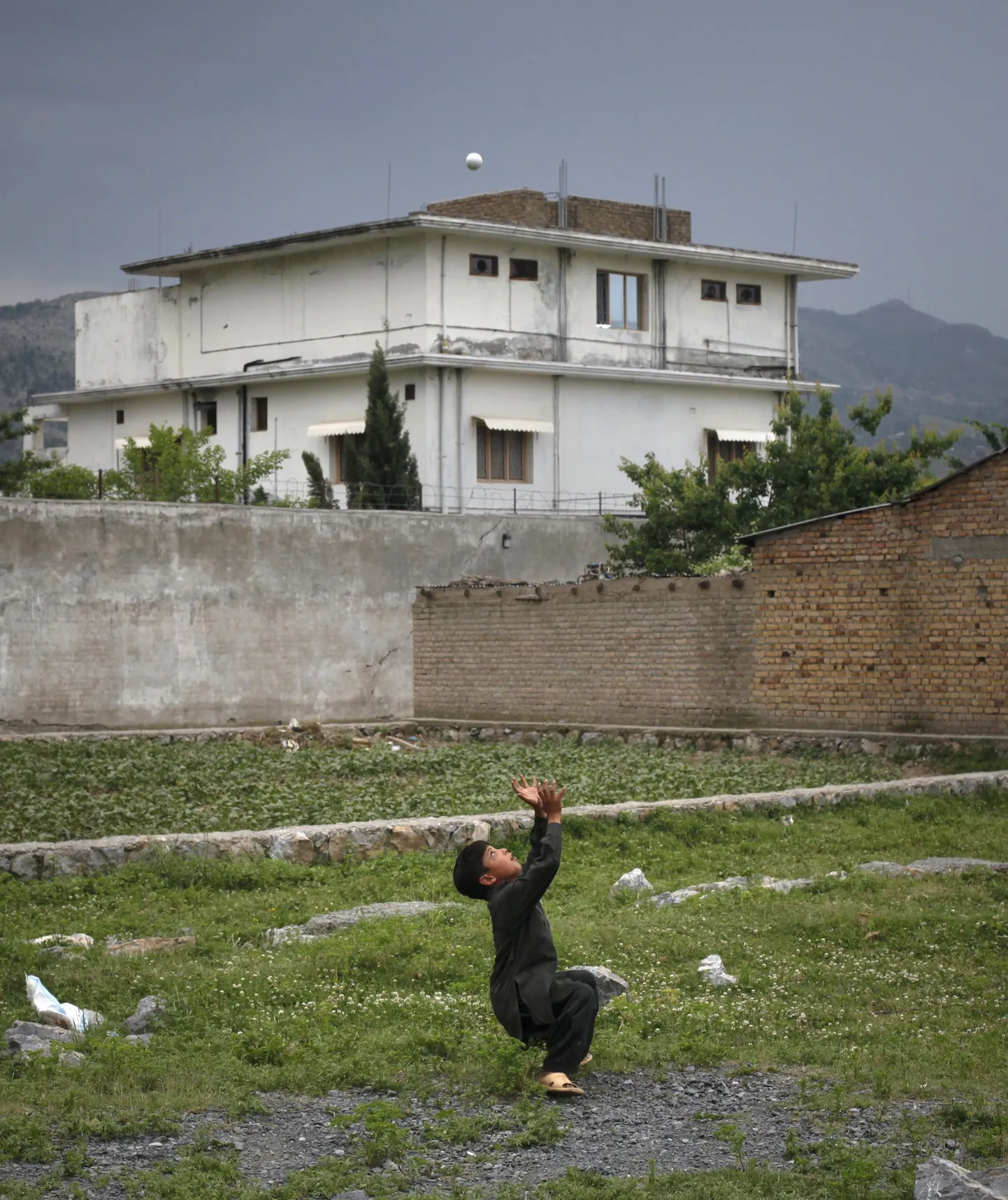 Pakistanis Abottabadis asuv maja, kus Osama bin Laden end varjas