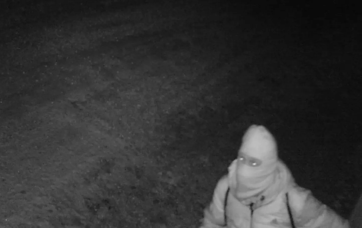 Selliselt jäädvustas arvatava varga üks Kolga-Jaani turvakaamera.
