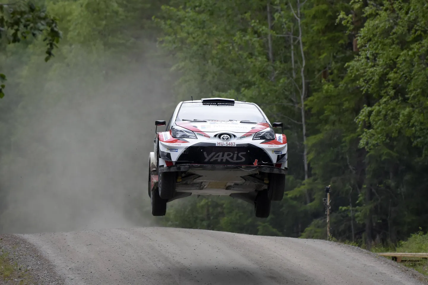 Jyväskylä ralli. Pildil Soome Toyota ekipaaž Esapekka Lappi ja Janne Ferm