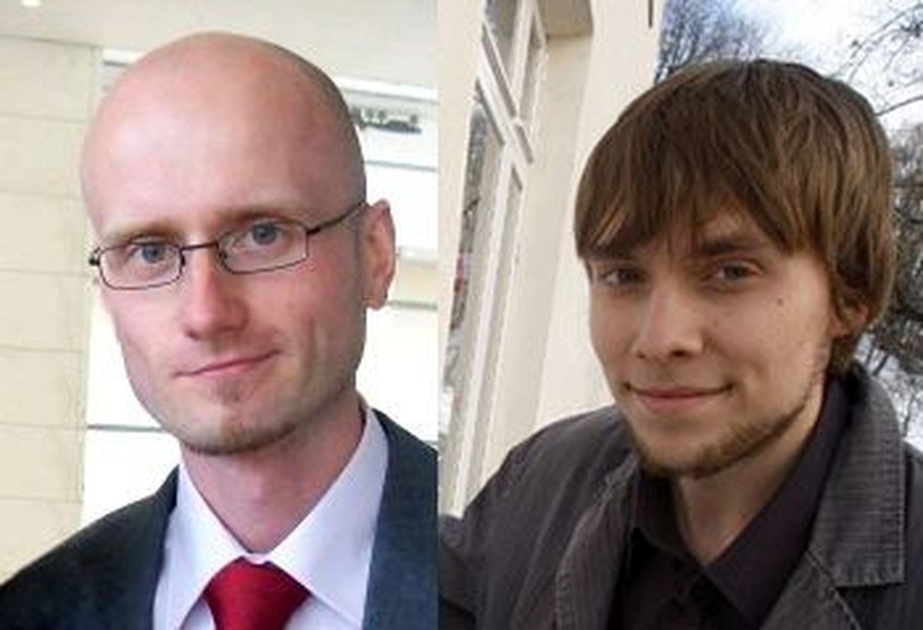 Debatil väitlevad Tartu Ülikooli õppejõud Mihkel Solvak (vasakul) ning sihtasutuse Domus Dorpatensis tegevjuht Martin Noorkõiv.
