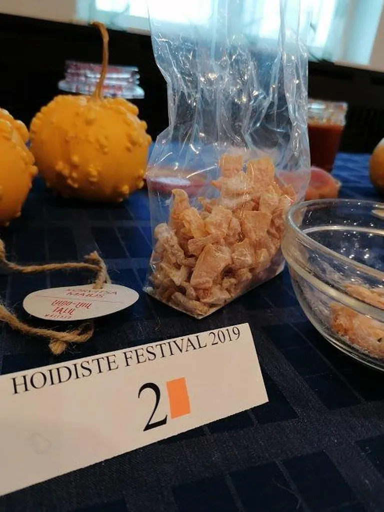 Publiku lemmik, Tiiu Sommeri kõrvitsamaius, mis paljude meelest sobib hästi kommi asemel.
