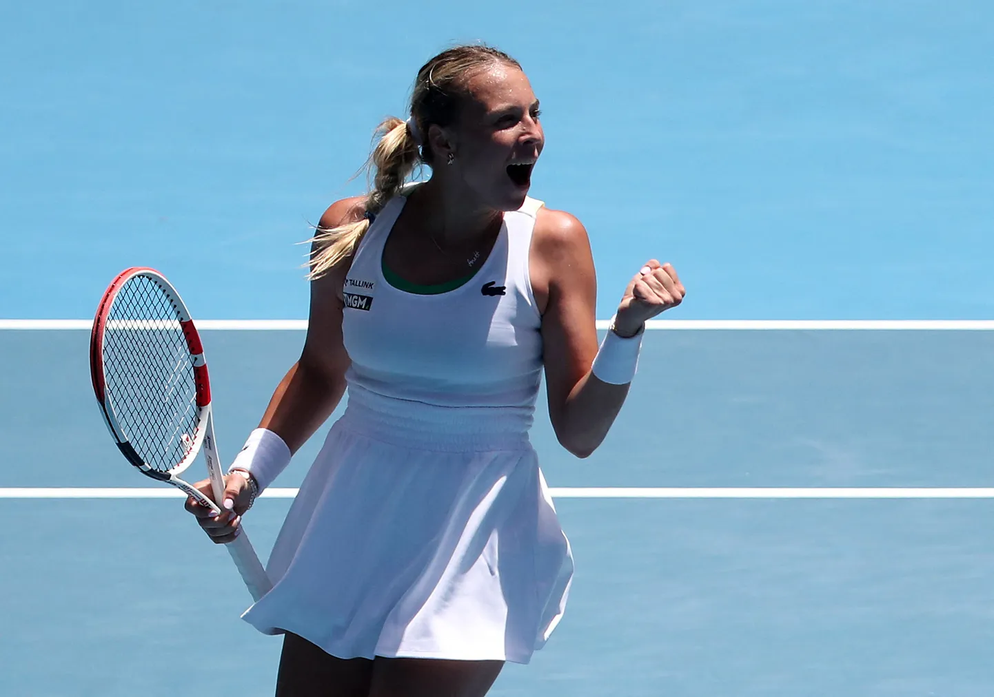 Anett Kontaveit Austraalia lahtistel.
