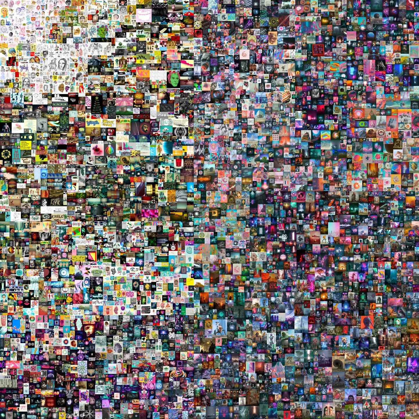 Beeple'i teos «Igapäevad: esimesed 5000 päeva» («Everydays: The First 5,000 Days»).