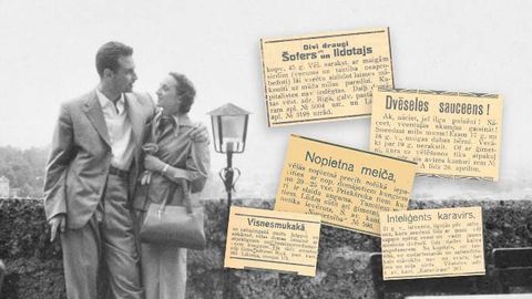 FOTO ⟩ "Amacone, no Latvijas prērijām, vēlas atrast līdzbiedri kļūmu un dēku pilnā dzīvē." Kā agrāk iepazinās latvieši