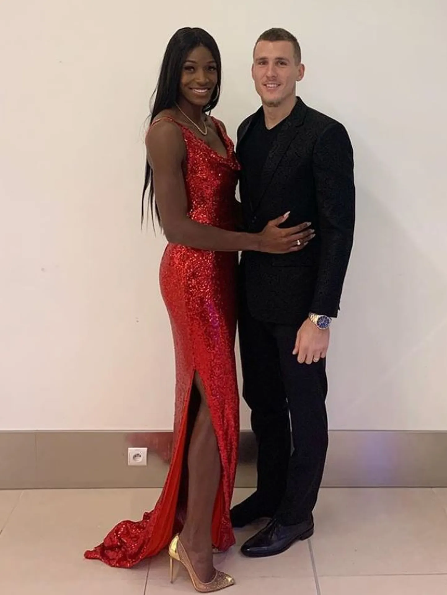 Shaunae Miller-Uibo ja Maicel Uibo.