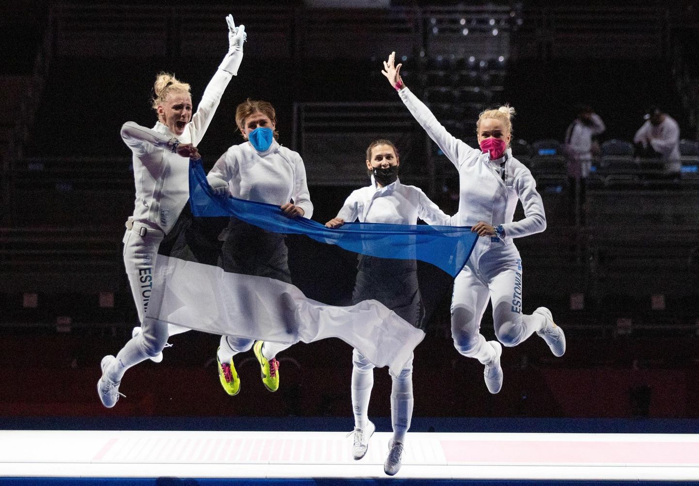 Женская сборная Эстонии по фехтованию в 2021 году завоевала медали Олимпиады, но сейчас они остались без субсидии от ЭОК.