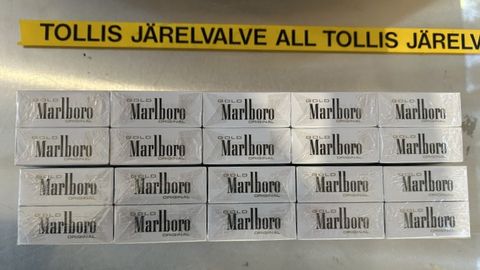 A box of secret cigarettes was found next to the condiments