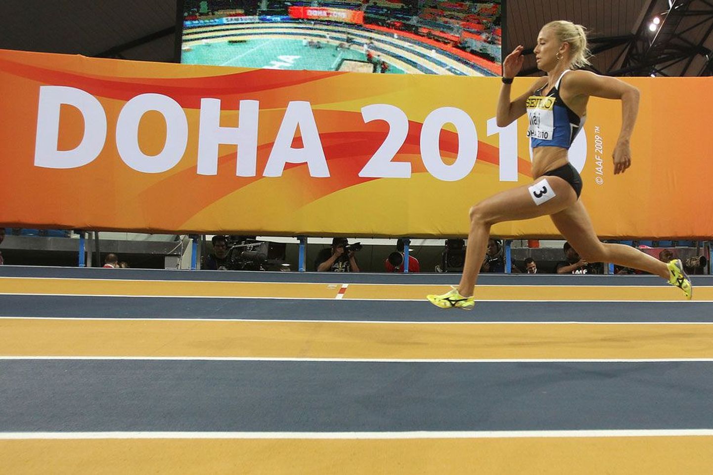 Austraalias harjutav Maris Mägi sai Dohas teha kaks jooksu.