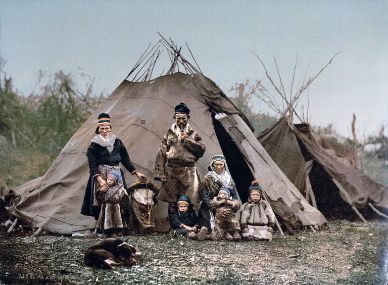 Saami pere Põhja-Norras,umbes 1900