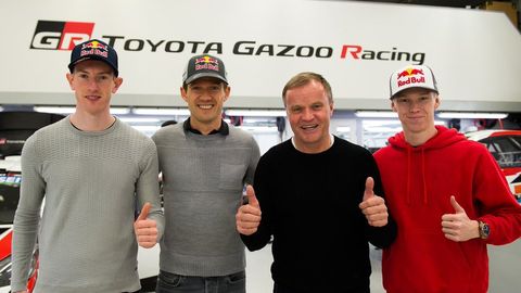 Ametlik: Ogier, Evans ja Rovanperä liitusid Toyota WRC-meeskonnaga 