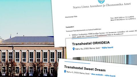 Veebisaidil hostel, registris büroohoone. Miks kontrollib Narva omaenda ettevõtet?