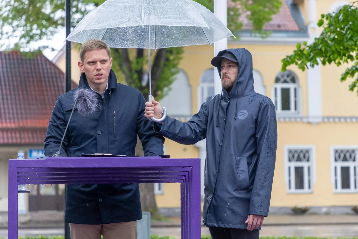Kevadel sai Paide teatri aktsiooni «33 kõnet» kestel sõna ka Paide linnapea Priit Värk.