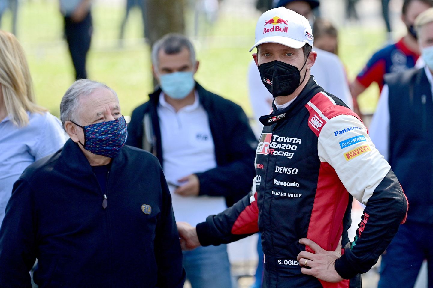 Sebastien Ogier (paremal) koos FIA presidendi Jean Todtiga.