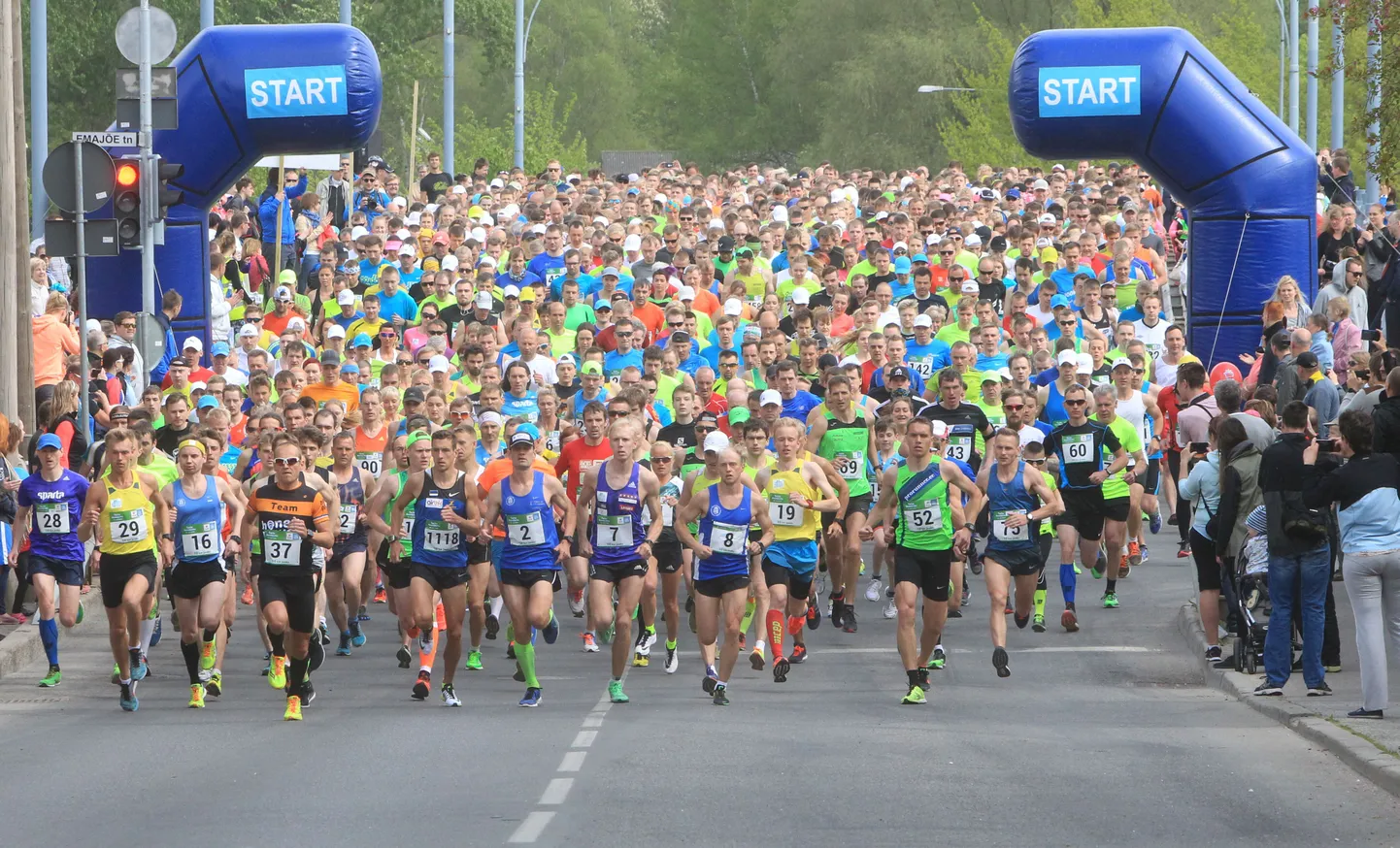 Tartu kevadjooksu start.