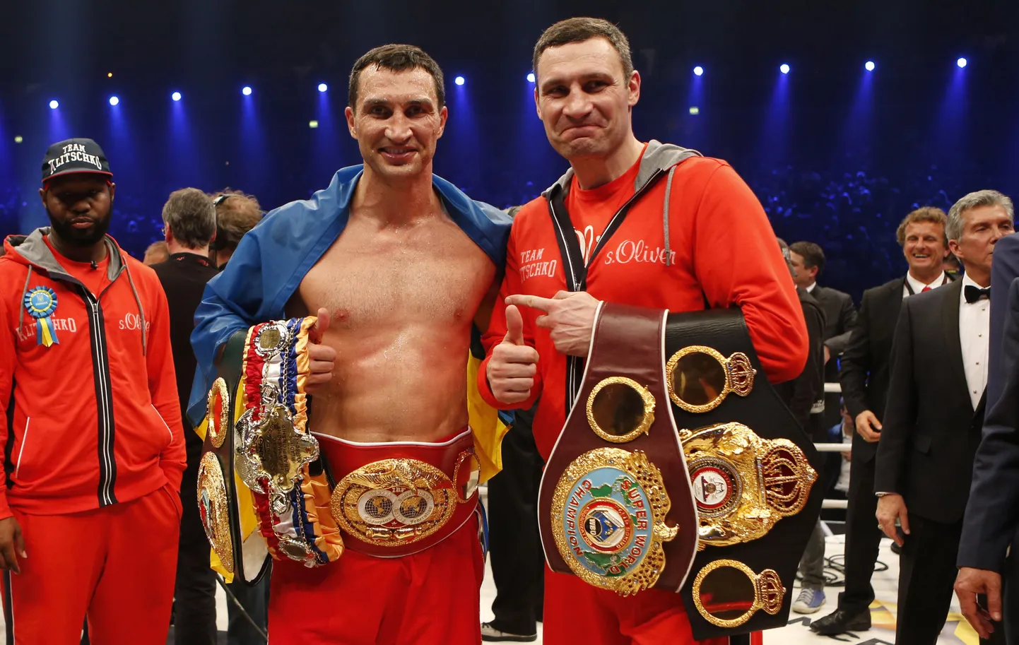Vladimir (vasakul) ja Vitali Klitško