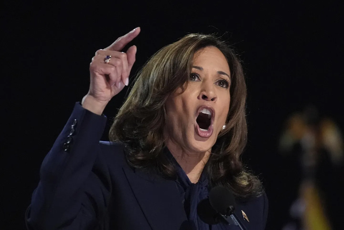 Asepresident ja Demokraatliku Partei presidendikandidaat Kamala Harris rõhutab, et valituks osutudes seisaks ta naiste õiguste eest.