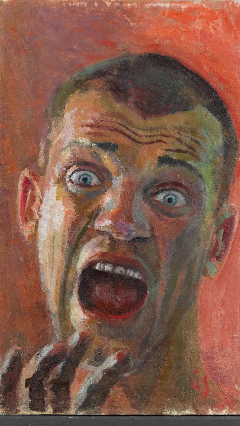 Ülo Sooster (1924–1970). «Hirm.» 1954. Õli. Tartu Kunstimuuseum.