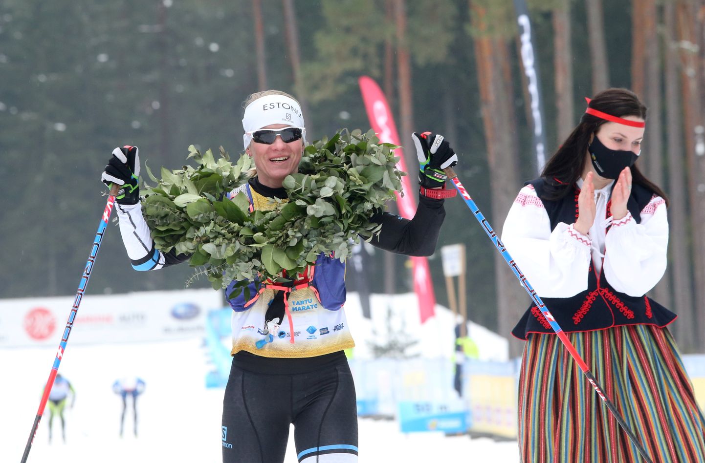 Tatjana Mannima oli 2021. aastal parim naine Tartu maratonil.
