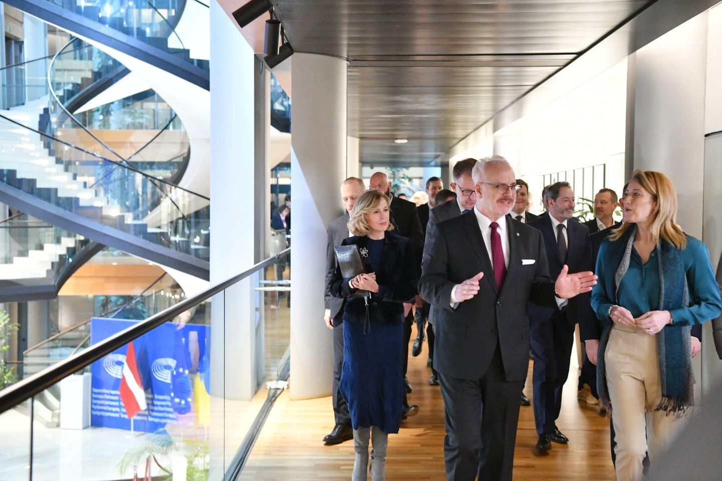 Valsts prezidents Egils Levits uzrunā Eiropas Parlamenta deputātus Strasbūrā