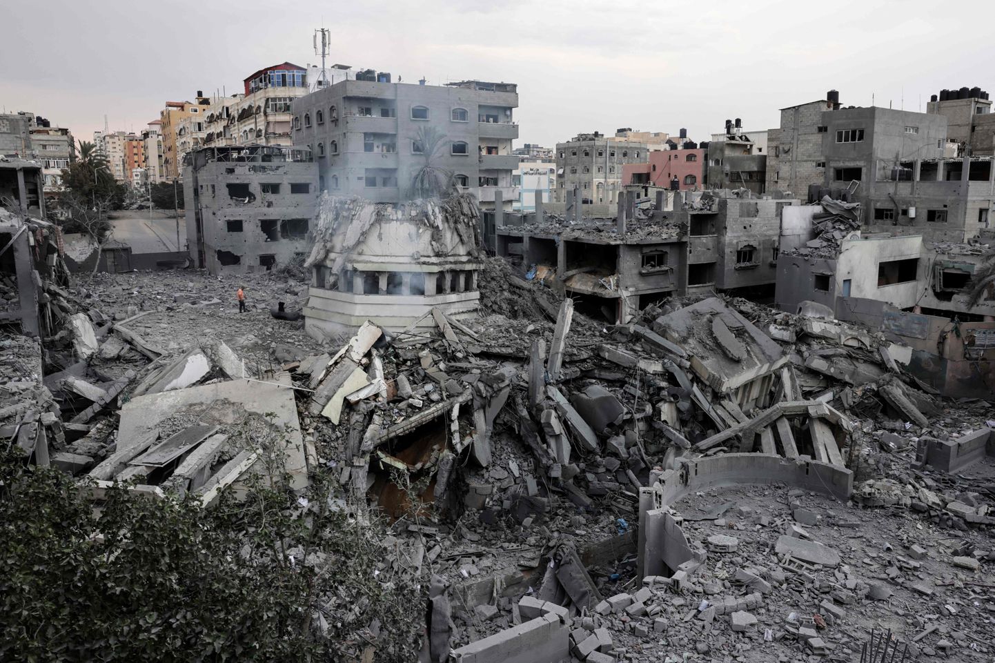 Gaza pēc Izraēlas uzlidojumiem.