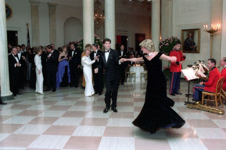 Printsess Diana ja John Travolta 1985. aastal Valges Majas / Scanpix