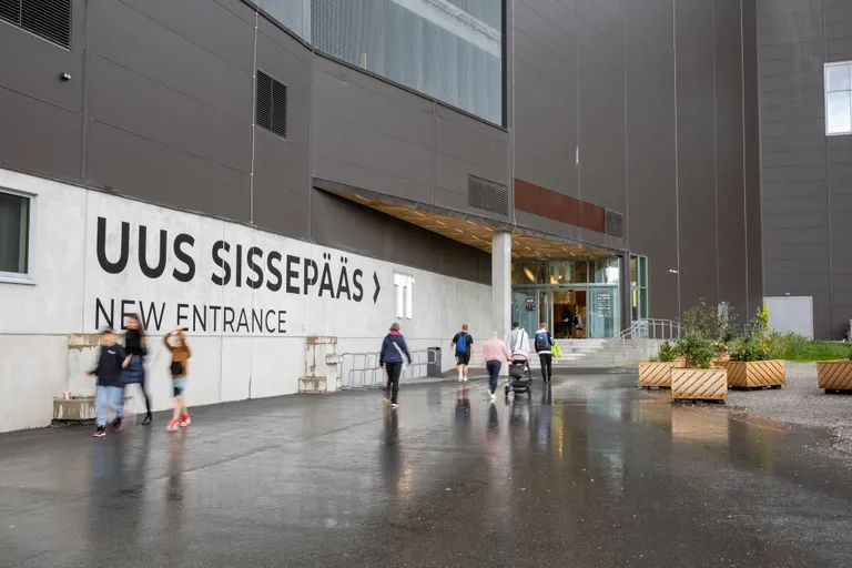 T1 keskuse uuendused. Uus sissepääs Ülemiste poolt