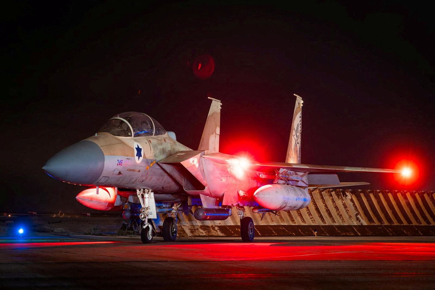 Iisraeli õhujõudude F-15 Eagle pühapäeva öösel pärast Iraanist alanud drooni ja raketirünnakut.