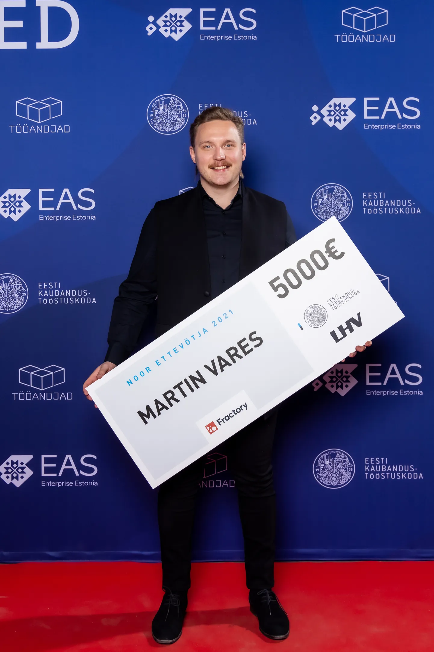 Eelmisel aastal valiti aasta nooreks ettevõtjaks Fractory OÜ tegevjuht ja kaasasutaja Martin Vares.