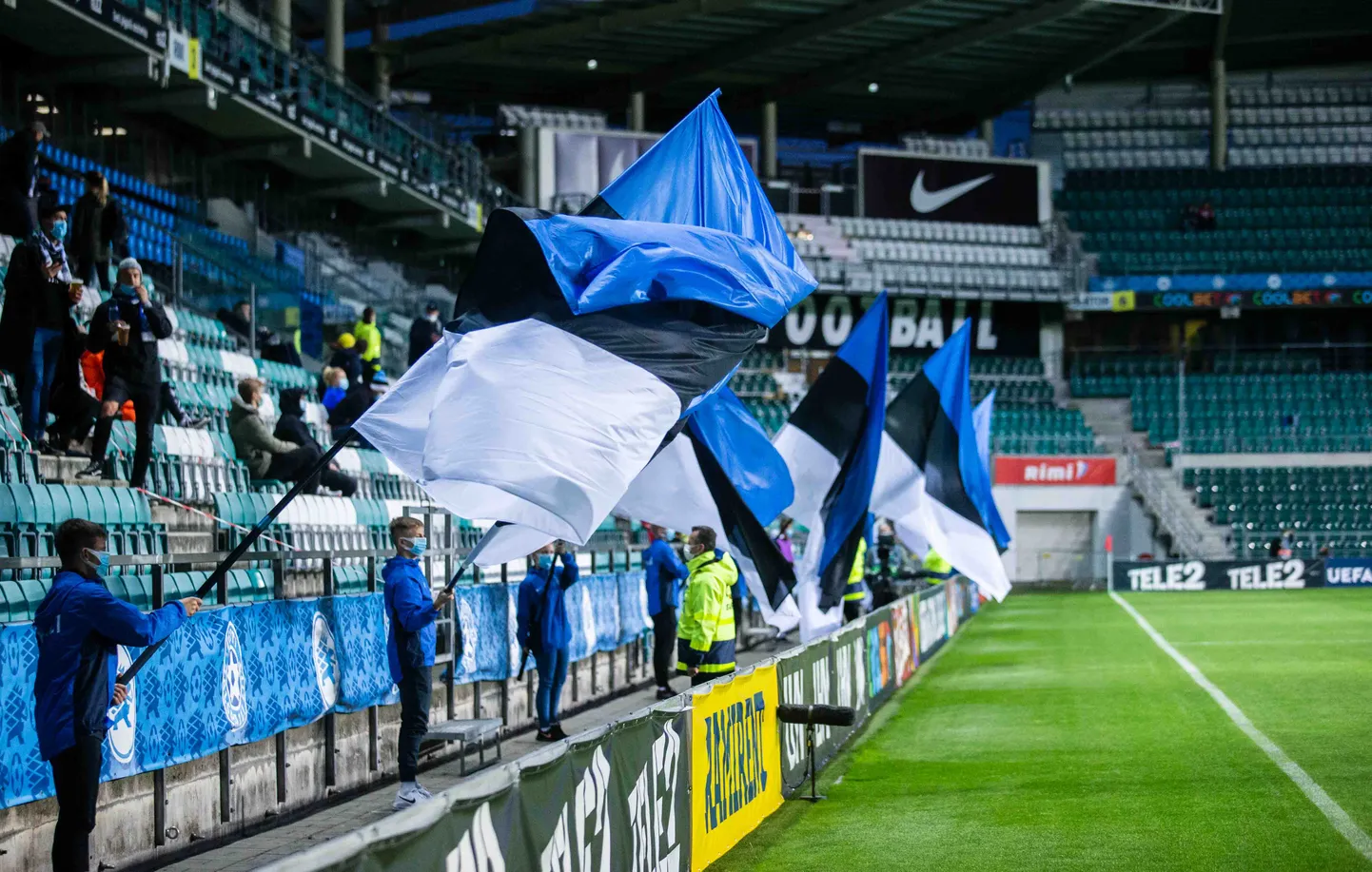 Eesti jalgpallikoondis mängis Armeeniaga 1:1 viiki. Pilt on artiklit illustreeriv.