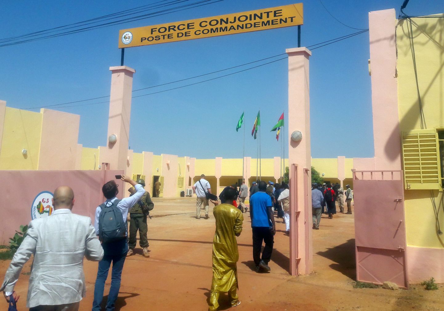 G5 terrorivastaste vägede peakorter Malis Sévarés. Foto on tehtud 2017. aasta oktoobris.