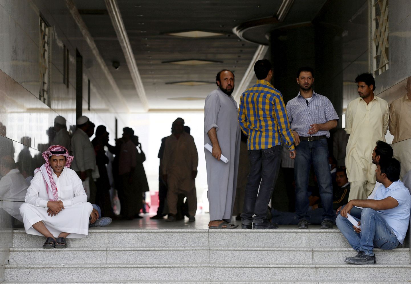 Saudi Araabia migrantidest töötajad.