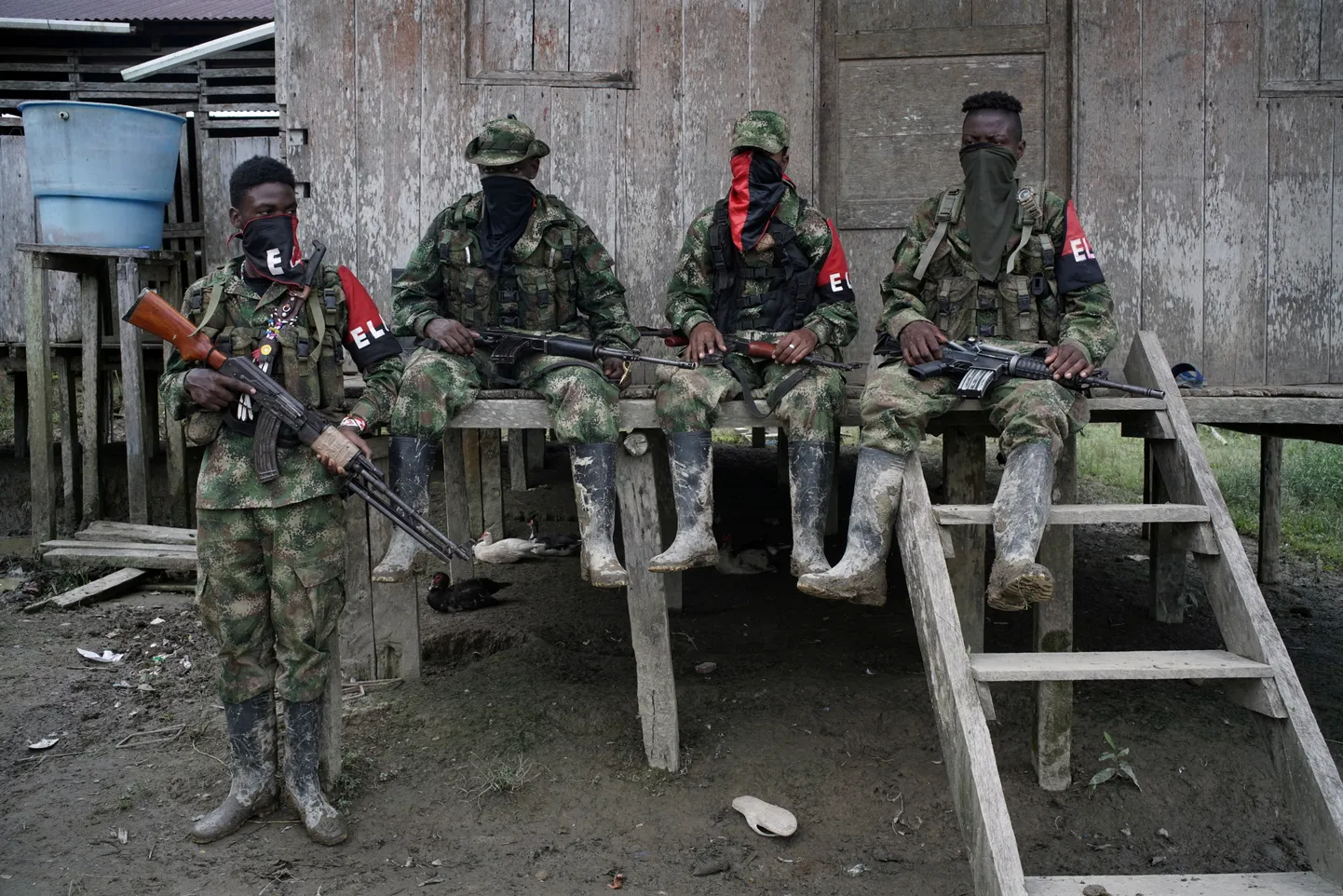 Colombia Rahvavabastusarmee (ELN) mässulised. Foto on illustratiivne.
