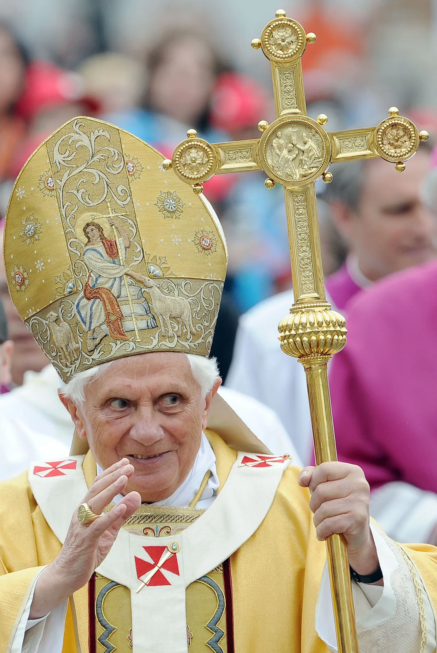 Paavst Benedictus XVI täna Vatikanis.