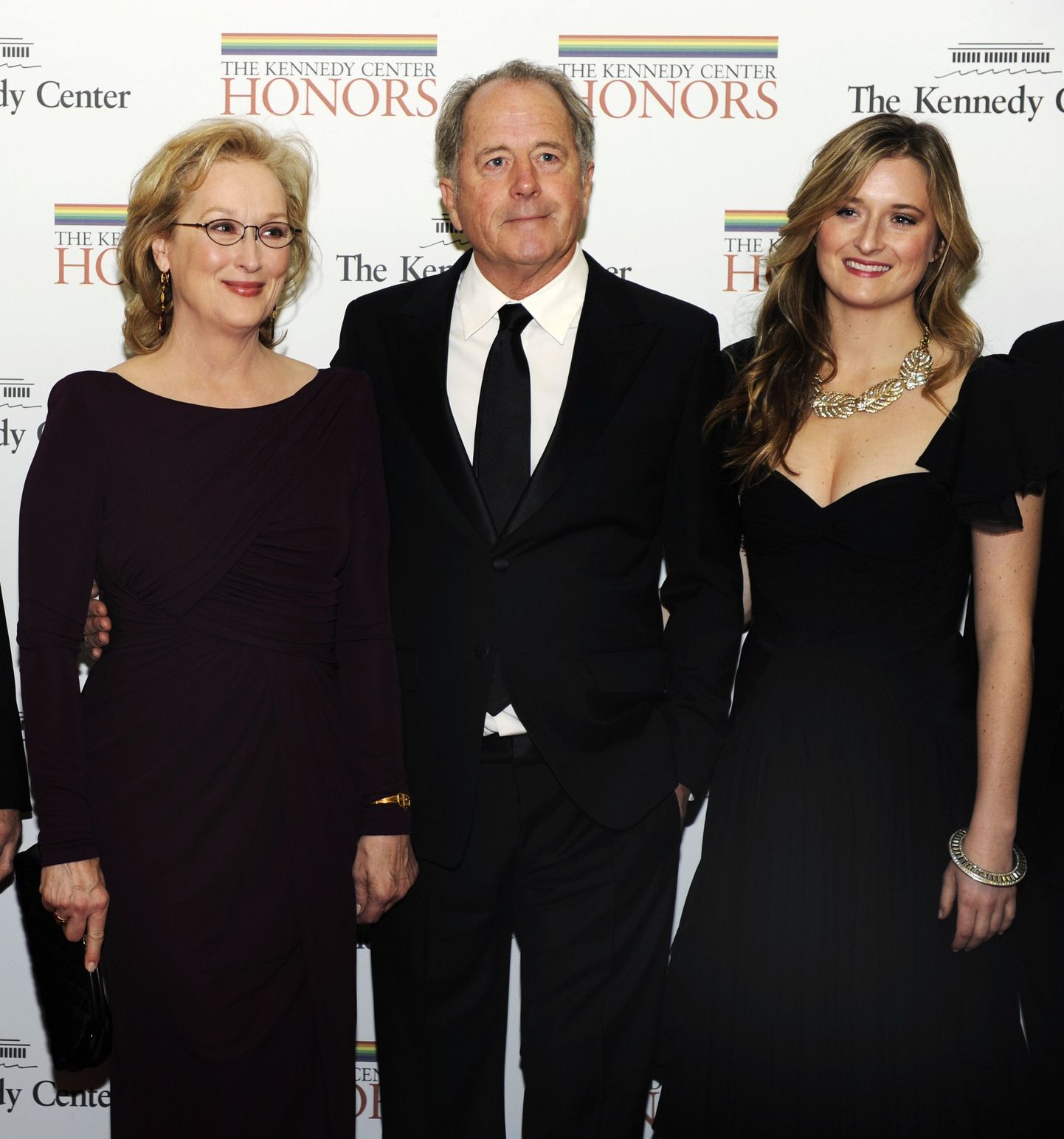 Meryl Streep koos abikaasa Don Gummeri ja tütre Grace'iga.