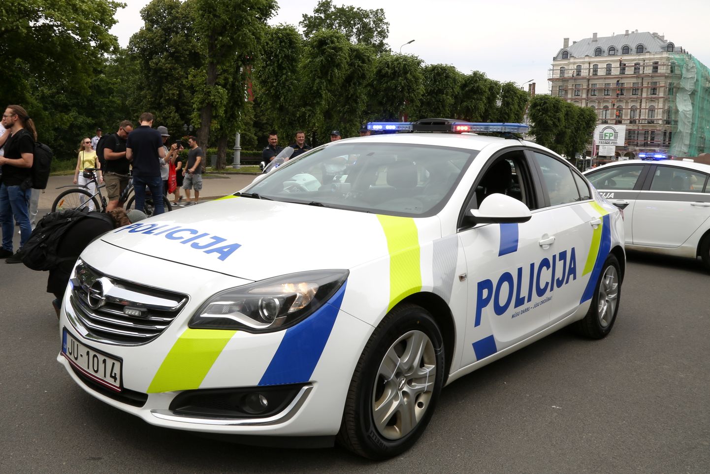 Латвийская полиция. Иллюстративное фото.