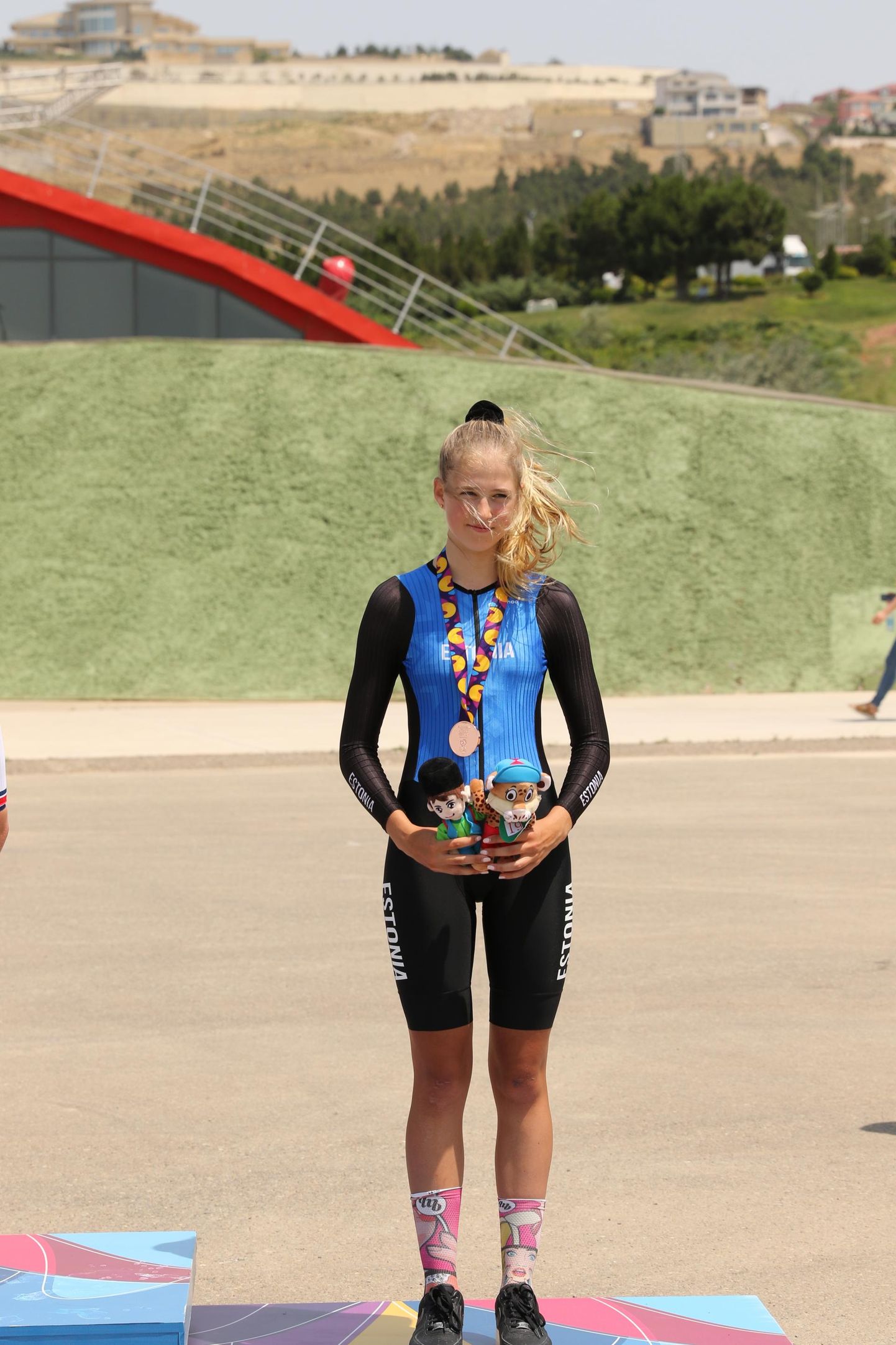 Laura Lizette Sander saavutas Bakuus toimunud noorte olümpiapäevadel kuni 16aastaste tütarlaste eraldistardist sõidus 3.koha