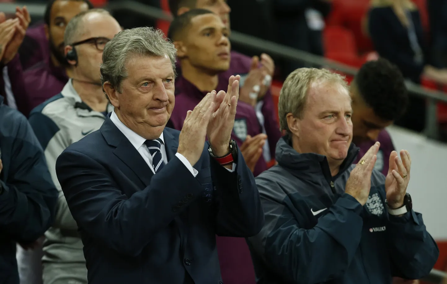 Roy Hodgson (vasakul).