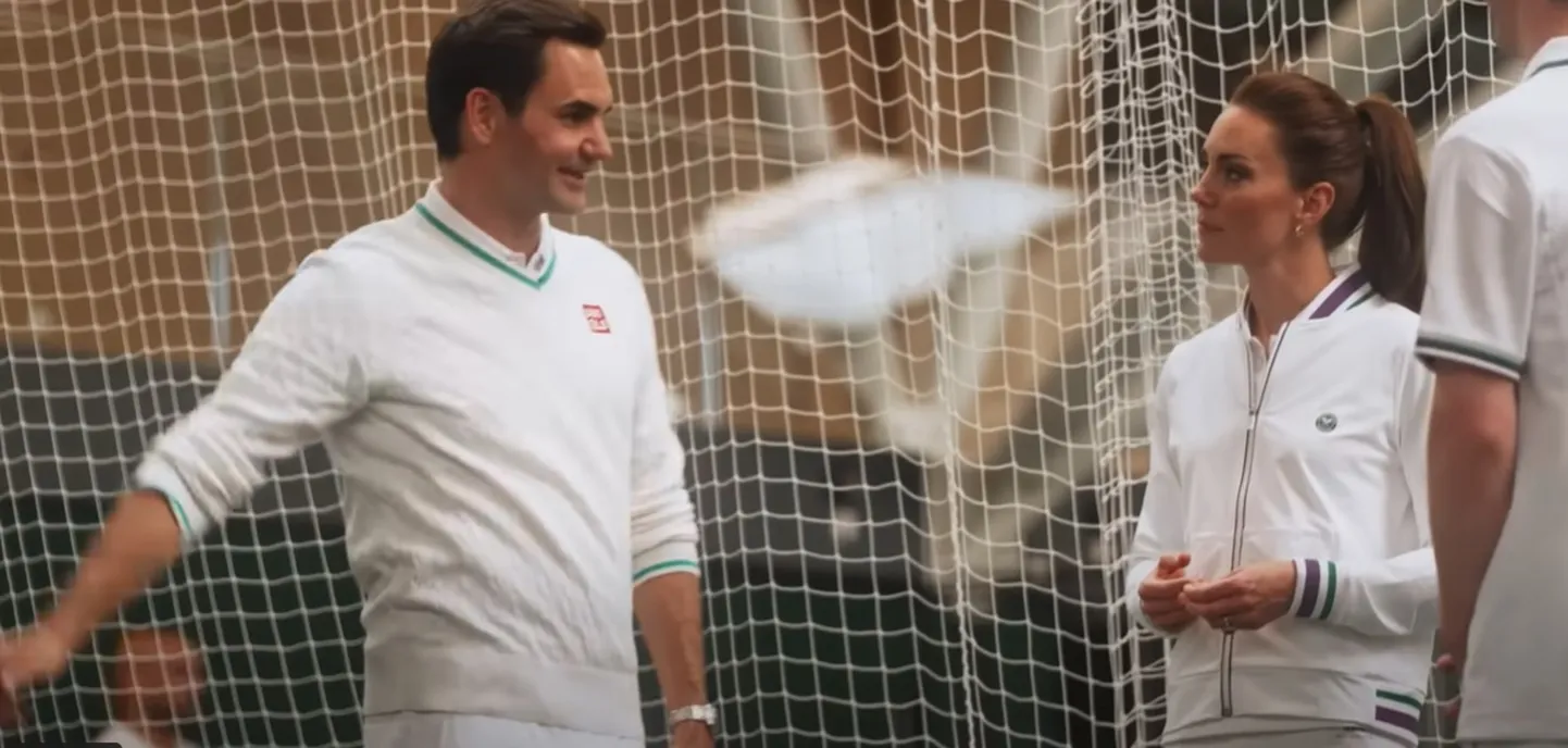 Roger Federer ja Walesi printsess Catherine