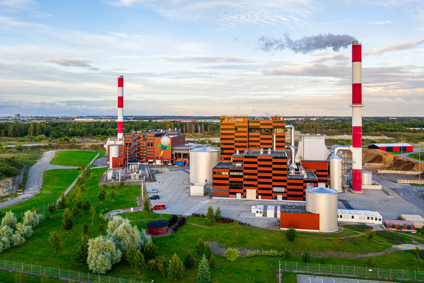 Таллинская тепло-электростанция Utilitas в Вяо.