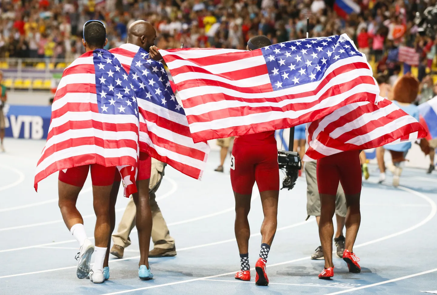 Võidukas USA nelik.