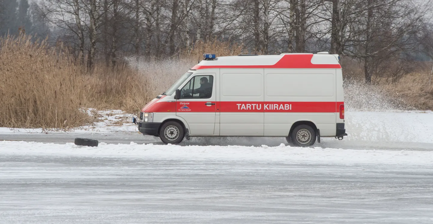 Kiirabiauto. Illustreeriv foto.