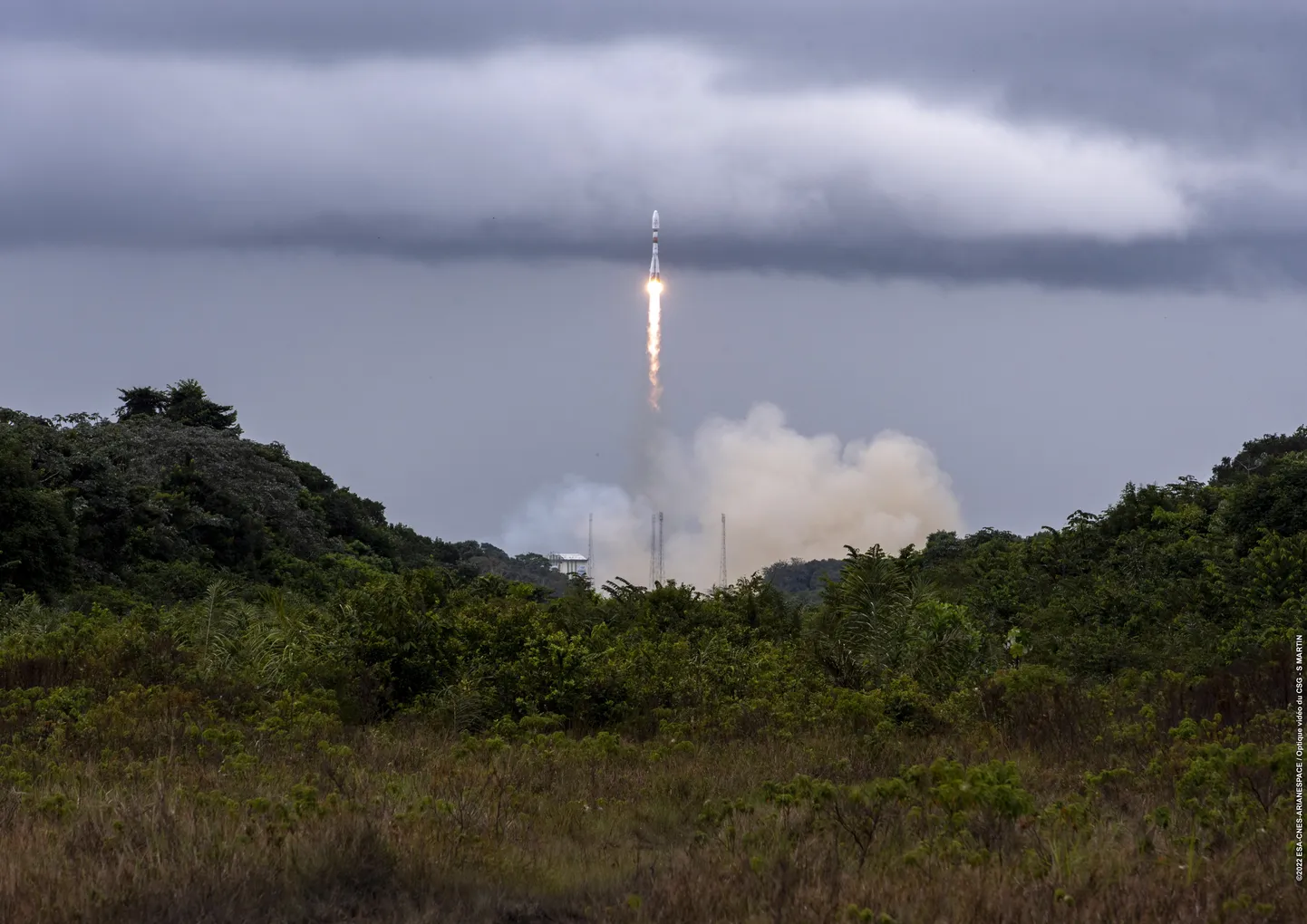 Soyuz-ST-B start Prantsuse Guajanast oli esimene ja praegu ilmselt viimane Vene kanderaketi start sel aastal.