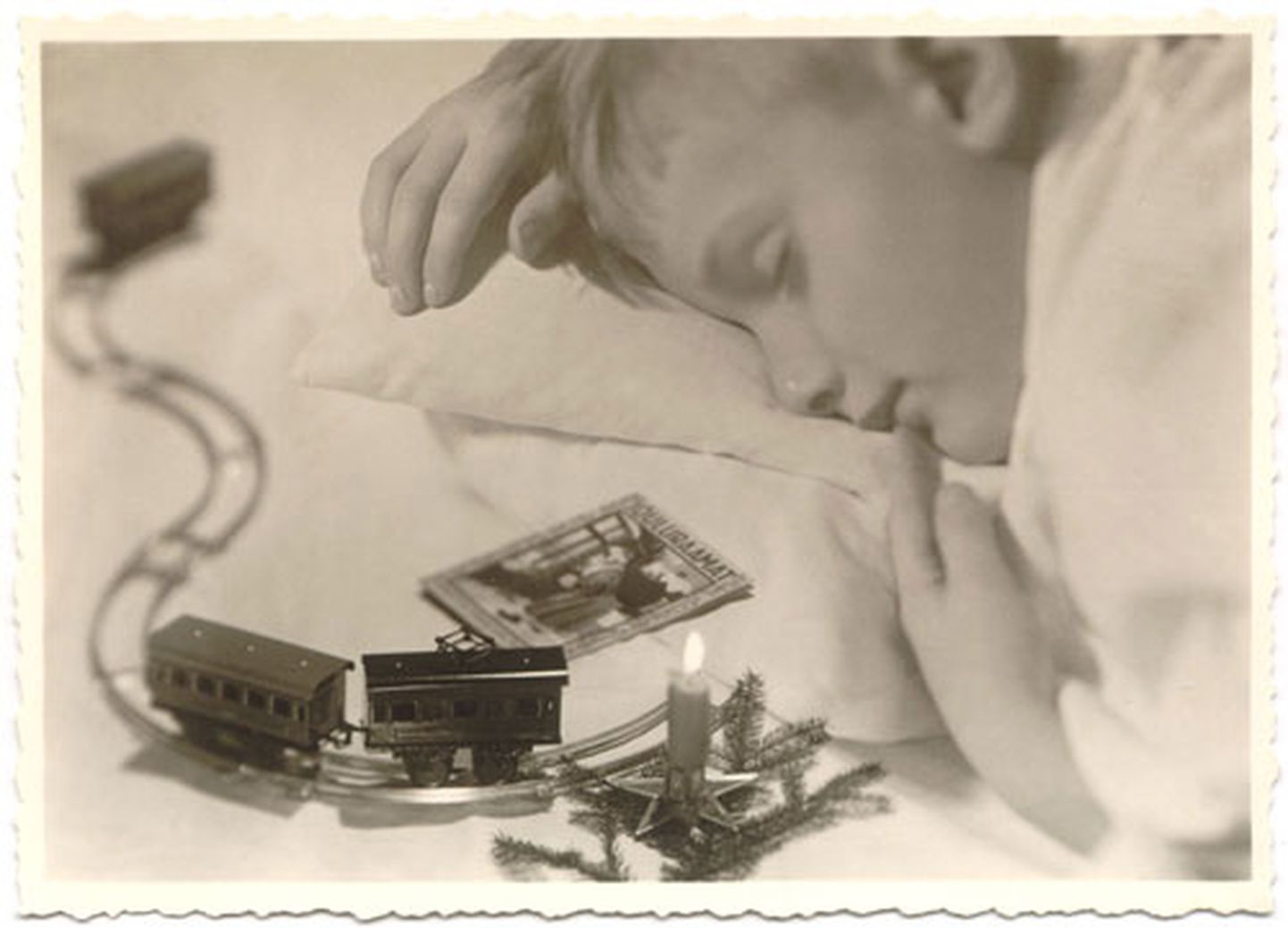 Hilja Rieti jõulupostkaart 1930. aastatest