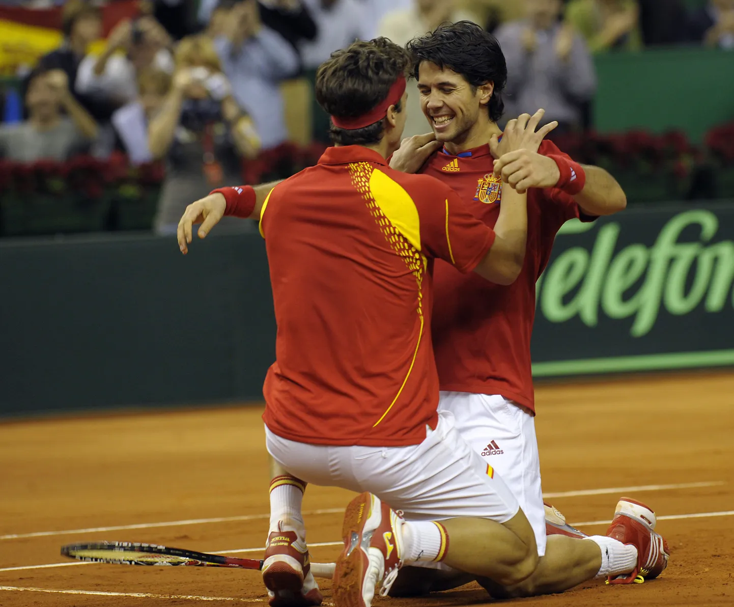 Fernando Verdasco (paremal) ja Feliciano Lopez.