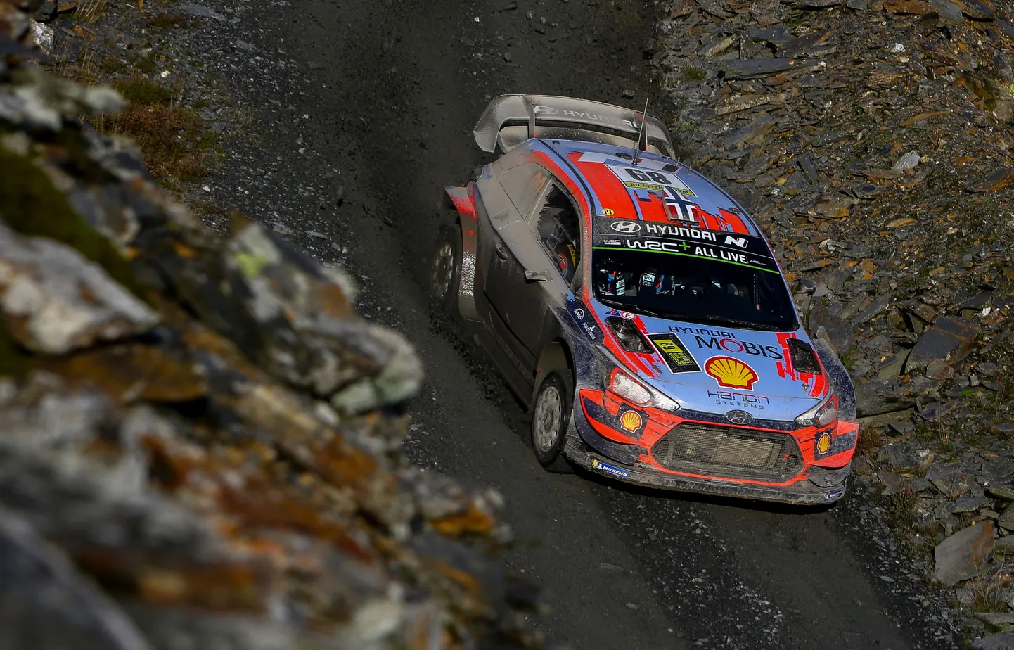 Andreas Mikkelsen 2019. aasta Walesi rallil.