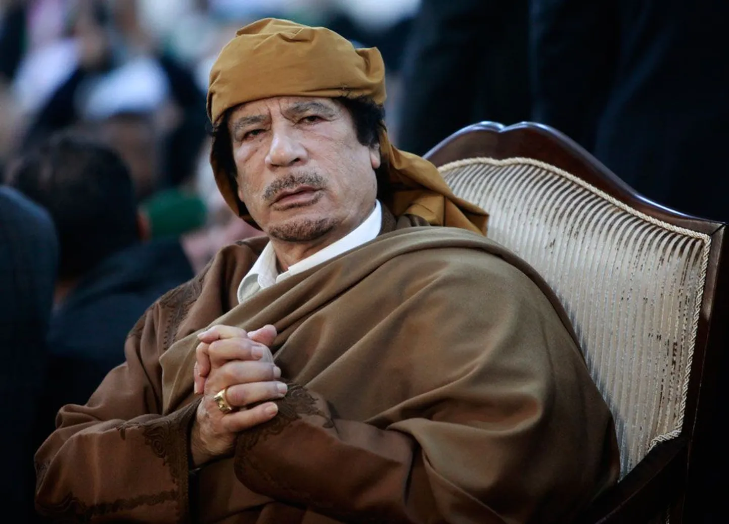Муаммар Каддафи за восемь месяцев до убийства